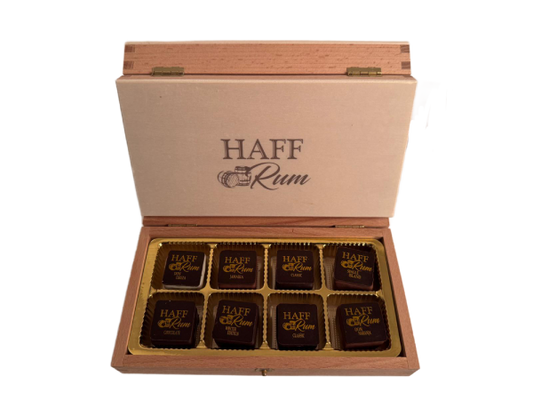 HAFFRum Chocolates – Wooden Box